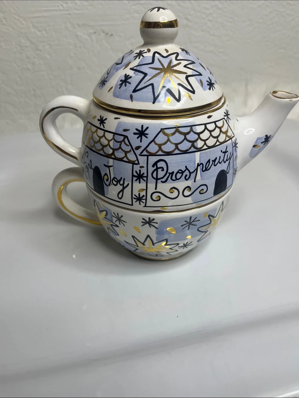 Starbucks Vintage 1998 "Tea for One" hand-painted from Italy - Picture 1 of 6